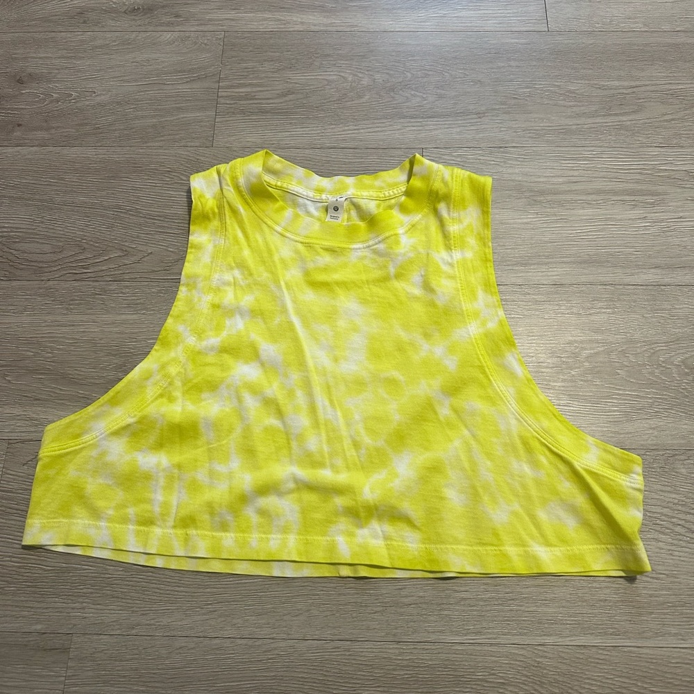 lululemon all yours cropped cotton tank top